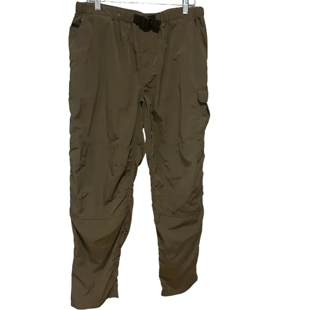 The North Face Green Nylon Outdoor Travel Cargo Pants